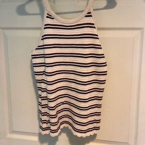 Sweater material tank top